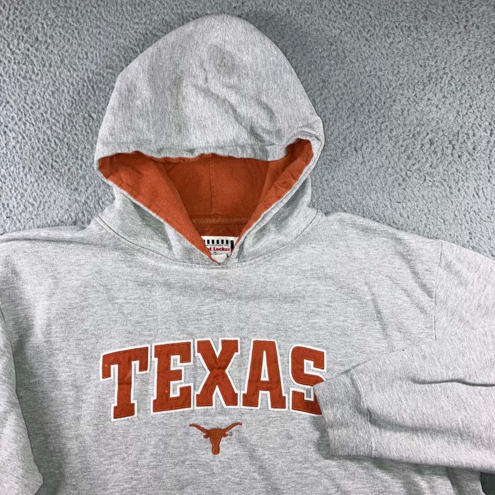 Vintage 90s Texas Longhorns Hoodie Foot Locker 3XL Distressed